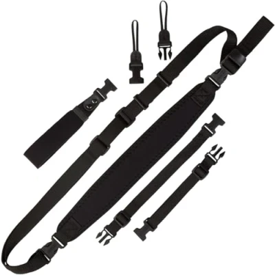 Abbildung von OP/TECH USA 1001001 Super Classic Combo Kameragurt Kit, Schwarz