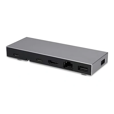 Abbildung von LMP USB C Compact Dock 2 4K 6 Port Dock, ideal für MacBook Air/Pro M1/M2 Space Grau