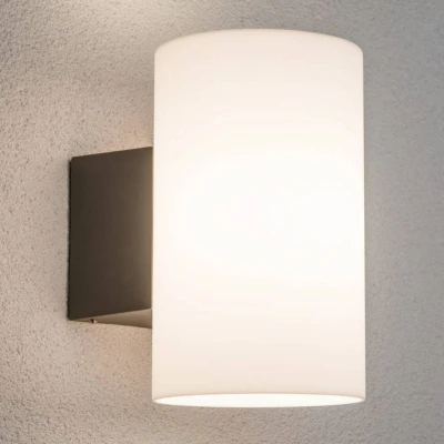 Abbildung von Paulmann LED Außen Wandleuchte &quot;Outdoor 230V Tube IP54 E27 max 15W Anthrazit Kunststoff&quot;, 1 flammig, Leuchtmittel ohne Leuchtmittel, E27,