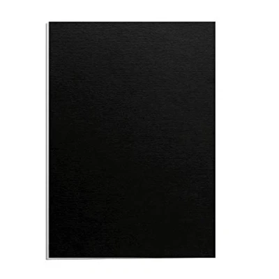 Abbildung von Fellowes Präsentationsdeckblätter Futura (Polypropylen), 280 Mikron, schwarz