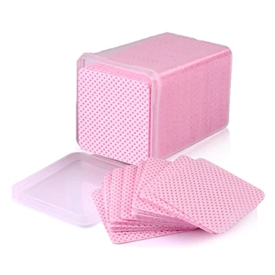 Abbildung von Fusselfreie Pads Für Augenlider Gel Nagellack Entferner Baumwolltücher Pad