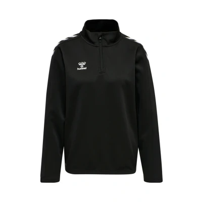 Abbildung von hummel hmlCORE XK Half Zip Sweat Woman, Black/Black, 2XL