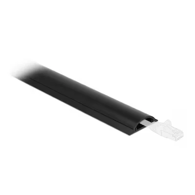 Abbildung von Delock Kabelkanal 20710 selbstklebend 50 x 12 mm Länge 1 m schwarz