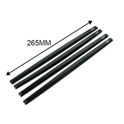 Abbildung von Hypersonic Satz Universal Ladekantenschutzleisten 265x12mm Selbstklebend 4 teiliges Set, Schwarz