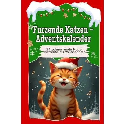 Abbildung von Furzende Katzen Adventskalender Das perfekte Geschenk für Frauen und Männer 2024: 24 schnurrende Pups Momente bis Weihnachten