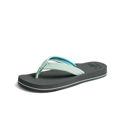 Abbildung von REEF Cushion Breeze Zehentrenner, Damen, Größe: 36, Grey/mint Pu
