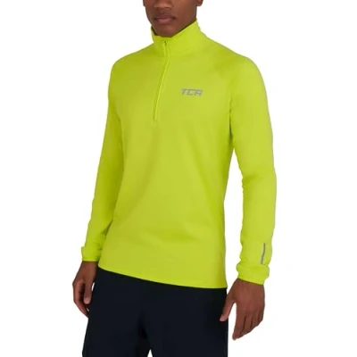 Abbildung von TCA Trainingsshirt Herren Winter Run Langarm Laufshirt mit Reißverschluss Licht (1 tlg)