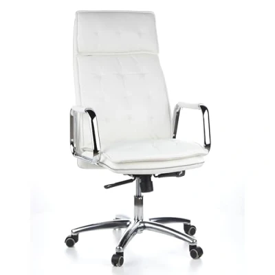 Abbildung von hjh OFFICE Chefsessel Profi VILLA 20 Leder mit Armlehnen, Drehstuhl Bürostuhl ergonomisch
