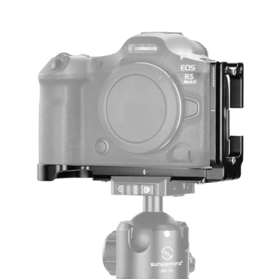Abbildung von Sunwayfoto PCL R5II L Halterung für Canon EOS Arca Swiss Quick Release Plate kompatibel Stativ und Robin RSC2/3/4