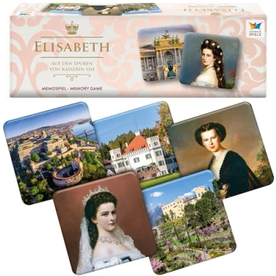 Abbildung von Starnberger Spiele Kaiserin Elisabeth Memospiel Familienspiel ab 6 Jahren Geschenk für Sisi Fans