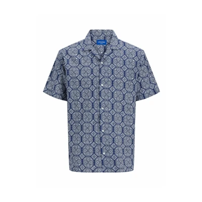Abbildung von Jack &amp; Jones Relaxed FIT Hemd, Herren, Größe: XXL, Ocean cavern