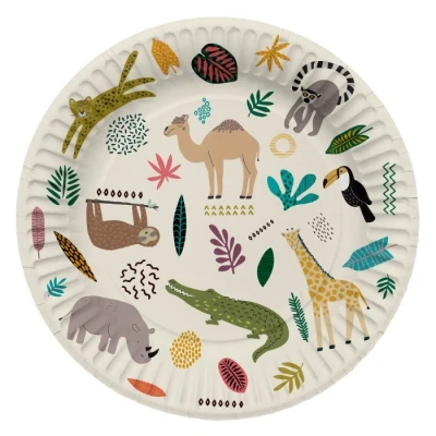 Abbildung von Zoo Partyteller 23cm 8 Stück
