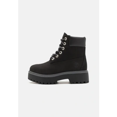 Abbildung von Timberland Stone Street 6 INCH Plateaustiefelette, Damen, Größe: 40, Jet black Schuhe