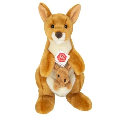 Abbildung von Teddy Hermann® Kuscheltier Känguru mit Baby 30 cm