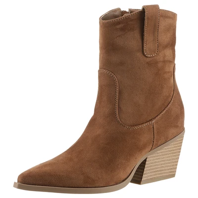 Abbildung von Aniston SHOES Westernstiefelette, Cowboystiefelette, Schlupfboots mit Reißverschluss NEUE KOLLEKTION