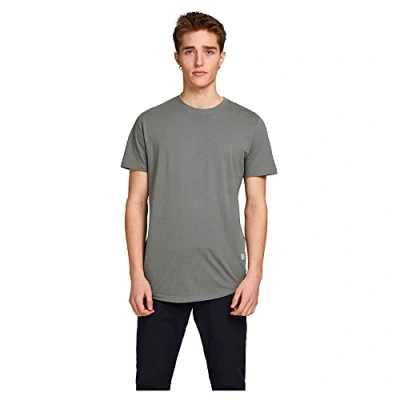 Abbildung von Jack &amp; Jones Jjenoa SS CREW NECK NOOS Tshirt basic, Herren, Größe: XS, Sedona sage