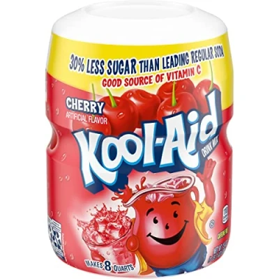 Abbildung von Kool aid Cherry Mix 19oz Container (2 Pack)