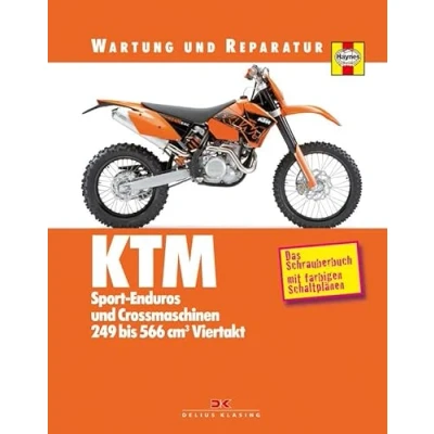 Abbildung von KTM Sport Enduros und Crossmaschinen: 249 bis 566 cmü Viertakt Wartung Reparatur