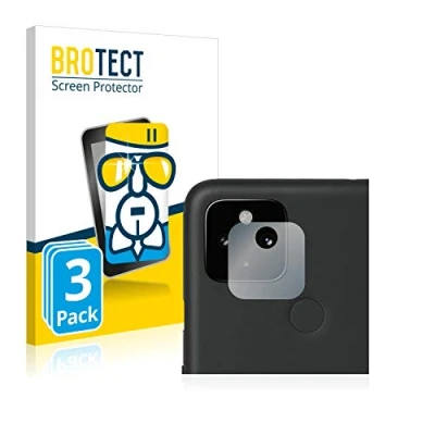 Abbildung von BROTECT Schutzglas für Google Pixel 4a 5G (NUR Kameraschutz) (3 Stück) Schutzfolie Panzer Folie Glas [Extrem Kratzfest 9H, Anti Fingerprint,