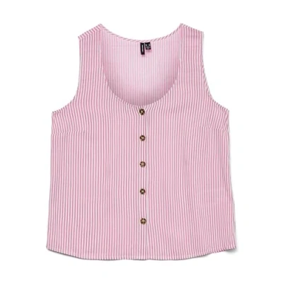 Abbildung von VERO MODA Damen Vmbumpy Sl Shirt WVN Ga Noos, Bonbon, X Large