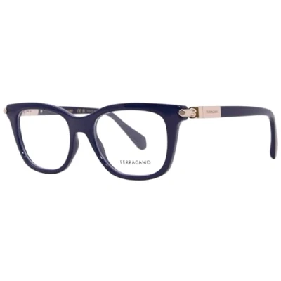 Abbildung von Salvatore Ferragamo Unisex SF2973 Sunglasses, 414 Blue Navy, 50