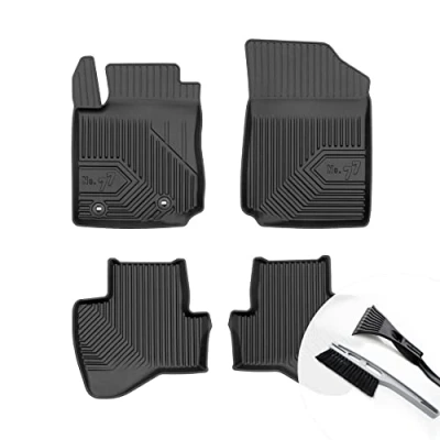 Abbildung von moto MOLTICO Gummimatten Auto Fußmatten mit Rand Gummi Automatten 4 teilig Set passend für Toyota Aygo II 2014 2021
