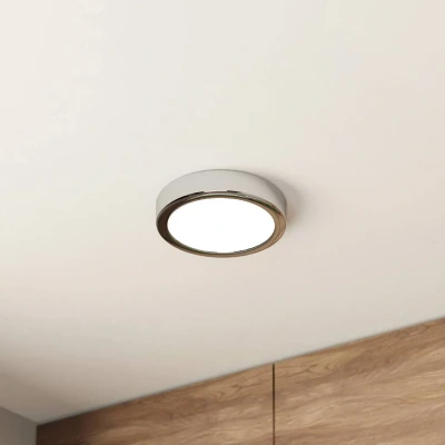Abbildung von EGLO Deckenleuchte FUEVA 5, LED fest integriert, Warmweiß, in chrom aus Stahl 11W Warmweiß