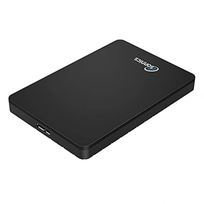 Abbildung von Sonnics 500GB Schwarz Externe tragbare Festplatte USB 3.0 kompatibel mit Windows PC, Mac, Smart TV, Xbox One und PS4