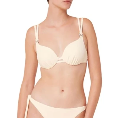 Abbildung von Triumph Bügel Bikini Top &quot;Summer Glow WP 01 sd&quot;, aus strukturiertem, recyceltem Piqué Material