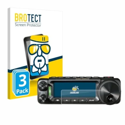 Abbildung von BROTECT Schutzglas für Yaesu FT 891 (3 Stück) Schutzfolie Panzer Folie Glas [Extrem Kratzfest 9H, Anti Fingerprint, Ultra Transparent]