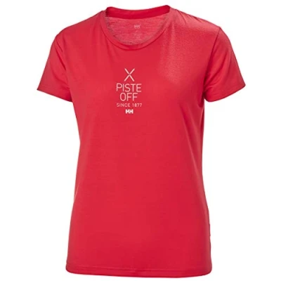 Abbildung von Helly Hansen Damen Skog Graphic T Shirt, Raspberry, XL