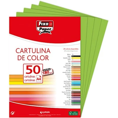 Abbildung von Fixo 11110327 Pack von 50 Karton, A4, Limettengrün