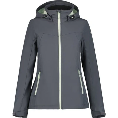 Abbildung von Icepeak Brenham Softshelljacke, Damen, Größe: 44, Granit