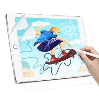 Abbildung von TIKSSO 2 Stück Papier Matte Schutzfolie Kompatibel mit iPad Air 3 (2019) 10,5 Zoll, Pro Zoll (2017), Blendfreiem zum Zeichnen, Schreiben.