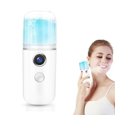Abbildung von DEWIN 30ml Sprühnebel, Nano Wasserspray Gesicht USB Handy Sprühnebel Tiefenreinigung Zarte Haut Hautentgiftung für Hände Körperhaar