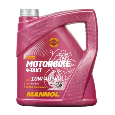 Abbildung von Mannol Motorbike 4 Takt 10W 40 4l Motoröl MN7812