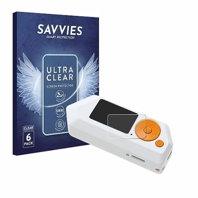 Abbildung von Savvies 6 Stück Schutzfolie für Flipper Zero FZ.1 Displayschutz Folie Ultra Transparent
