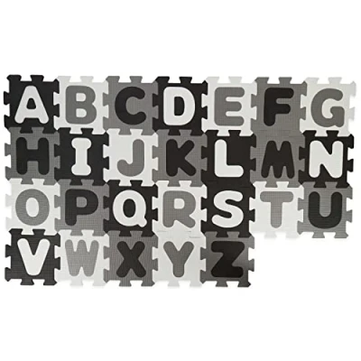 Abbildung von Bieco Puzzlematte, 52 TLG. Spielmatte Baby XXL Puzzle Kinder Krabbeldecke Turnmatte Teppiche Krabbelmatte Buchstaben Lernen Spielteppich Junge