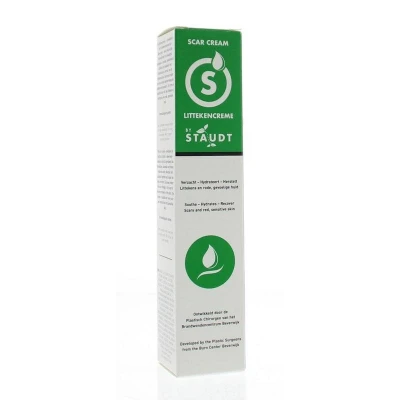 Abbildung von Staudt Narbensalbe Wund und Heilsalbe mit Vitamin E, Honig, Hyaluronsäure &amp; Silikon Narbenbehandlung für alte neue Narben, Akne, Verbrennungen