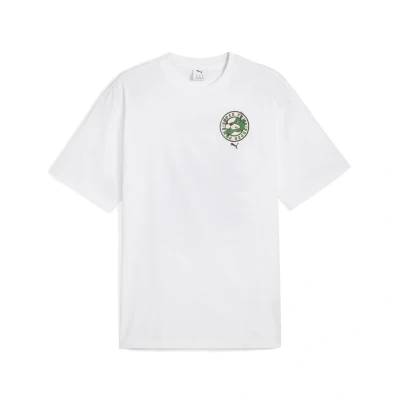 Abbildung von Puma Graphics Super Relaxed Tshirt print, Herren, Größe: Medium, White
