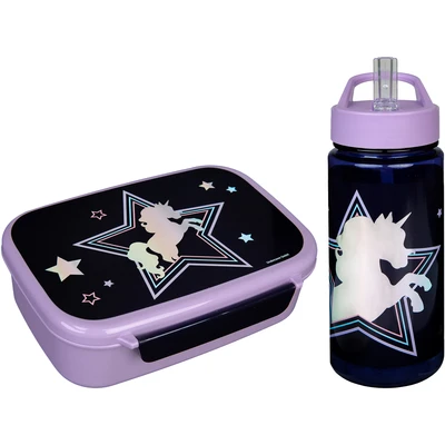 Abbildung von Scooli Lunchbox Brotzeitdose &amp; Trinkflasche, Dreamland, Kunststoff, (Set, 2 tlg), mit Trinkflasche