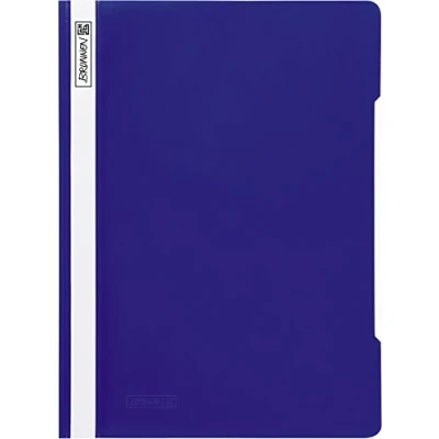 Abbildung von Brunnen 102011030 Schnellhefter (A4, aus PVC, glasklares Deckblatt) blau