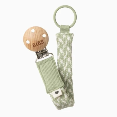 Abbildung von BIBS Schnullerhalter Pacifier Braid, Sage/Ivory