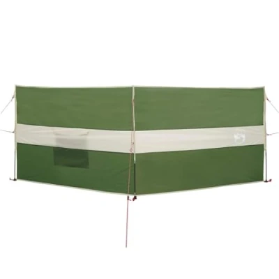 Abbildung von vidaXL Pavillon Camping Windschutz Grün 344x120 cm Wasserdicht