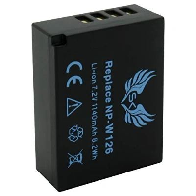 Abbildung von SK Akku Fuji NP W126 1140mAh für Fujifilm X A2 A10 E1 E2 M1 HS30EXR HS50EXR X100F Pro1 Pro2 T2 T10 T20 W126s