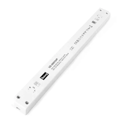 Abbildung von illuburg LED Trafo 24V 200W Slim Flackerfrei Geräuschlos für G4 GU5,3 Streifen Möbel Verdeckte Montage Netzteil Treiber Vorschaltgerät Driver Power Supply