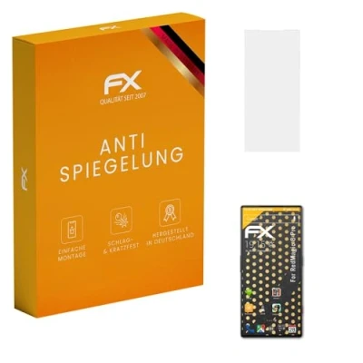 Abbildung von atFoliX Panzerfolie kompatibel mit RedMagic 8 Pro Schutzfolie, entspiegelnde und stoßdämpfende FX Folie (3X)