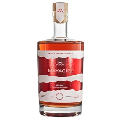 Abbildung von MAYACIEL Tequila Rosa Veredelt in Malbec Rotweinfässern 100% Agave &amp; Natürlich Perfekt als Tonic Noten dunkler Beeren und fruchtiger ohne Zusätze 0,5 l