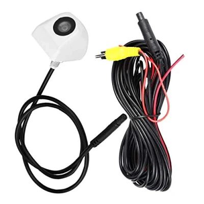 Abbildung von Angort Hlyjoon Auto Rückfahrkamera 170 Weitwinkel Hochauflösend Nachtsicht Einparkkamera 12V IP68 Wasserdicht Rückansicht Kamera Unterstützt NTSC und PAL Videosystem(Weiß)