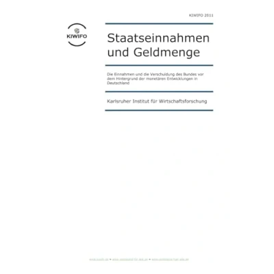 Abbildung von Staatseinnahmen und Geldmenge: die Einnahmen Verschuldung des Bundes vor dem Hintergrund der monetären Entwicklungen in Deutschland (KIWIFO Studien, Band 3)
